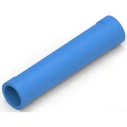 Butt connectorwith insulation, 1.04-2.62 mm², AWG 16 to 14, blue, 27.05 mm, 34071