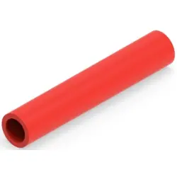 Butt connectorwith insulation, 0.3-1.42 mm², AWG 22 to 16, red, 27.05 mm, 2-34067-1