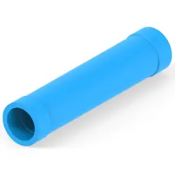 Butt connectorwith insulation, 1.25-2.0 mm², AWG 16 to 14, blue, 1.07 mm, 2-34071-1
