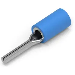 Insulated crimp wire pins, 1.0-2.5 mm², AWG 17 to 13, 1.78 mm, blue, 165171