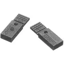Jumper, pitch 2.54 mm, 3 A, gold-plated, red, 2-881545-2