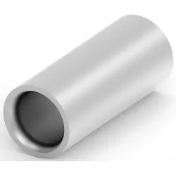 Butt connector, uninsulated, 34-35 mm², AWG 2, silver, 32.13 mm, 35189