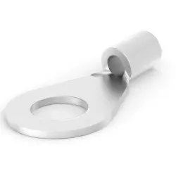 Uninsulated ring cable lug, 0.5-1.0 mm², AWG 20 to 16, 5.3 mm, M5, metal, 165294