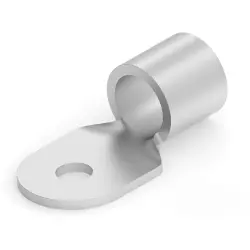 Uninsulated ring cable lug, 80-95 mm², AWG 11, 7.92 mm, M8, metal, 321874