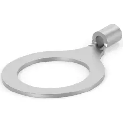 Uninsulated ring cable lug, 0.26-1.65 mm², AWG 22 to 16, 12.7 mm, M12, metal, 328970