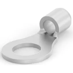 Uninsulated ring cable lug, 1.25-2.0 mm², AWG 16, 4.82 mm, metal, 30697