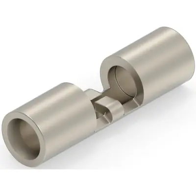 Butt connector, uninsulated, 1.25-2.0 mm², AWG 16 to 14, orange, 13.44 mm, 323878 - 1