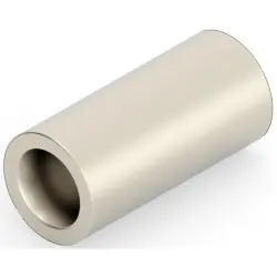 Butt connector, uninsulated, 0.3-1.42 mm², AWG 22 to 16, orange, 7.65 mm, 322326