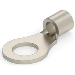 Uninsulated ring cable lug, 1.25-2.0 mm², AWG 16 to 14, 5 mm, metal, 2-322695-2