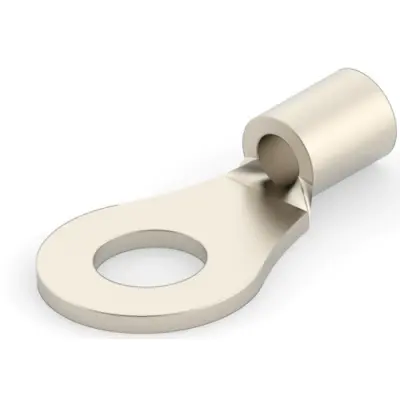 Uninsulated ring cable lug, 1.25-2.0 mm², AWG 16 to 14, 4.34 mm, M4, metal, 322694 - 1