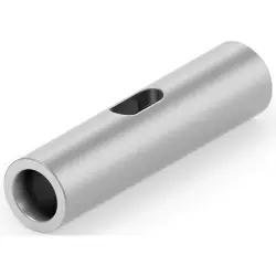 Butt connector, uninsulated, 0.3-1.42 mm², AWG 22 to 16, silver, 14.68 mm, 330367