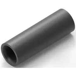 Butt connector, uninsulated, 10.5-16.8 mm², AWG 6, black, 25.78 mm, 34322