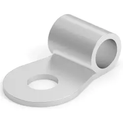 Uninsulated ring cable lug, 6.64-10.5 mm², AWG 8, 5 mm, 321051