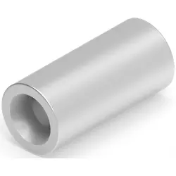 Butt connector, uninsulated, 0.3-1.42 mm², AWG 22 to 16, silver, 7.65 mm, 8-34130-1