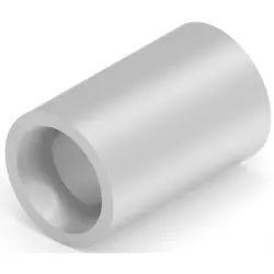 Butt connector, uninsulated, 3.0-6.0 mm², AWG 12 to 10, silver, 8.71 mm, 8-34138-2