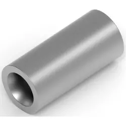 Butt connector, uninsulated, 0.3-1.42 mm², AWG 22 to 16, gray, 7.65 mm, 34130