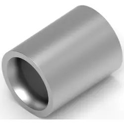Butt connector, uninsulated, 8.0 mm², AWG 8, gray, 9.53 mm, 34318