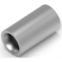 Butt connector, uninsulated, 1.25-2.0 mm², AWG 16 to 14, gray, 7.65 mm, 34137