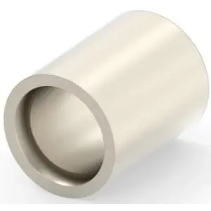 Butt connector, uninsulated, 8.0 mm², AWG 8, 9.53 mm, 2-34318-1 - 1