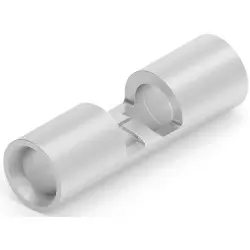 Butt connector, uninsulated, 3.0-6.0 mm², AWG 12 to 10, silver, 19.43 mm, 324893