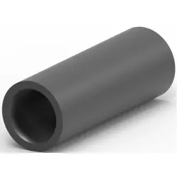 Butt connector, uninsulated, 3.31-5.26 mm², AWG 12 to 10, black, 14.35 mm, 7-1377172-3