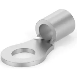 Uninsulated ring cable lug, 16.8-26.7 mm², AWG 4, 10 mm, M10, metal, 160075