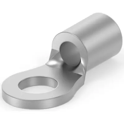 Uninsulated ring cable lug, 0.26-1.65 mm², AWG 22, 3.02 mm, M2.5, gray, 34104 - 1