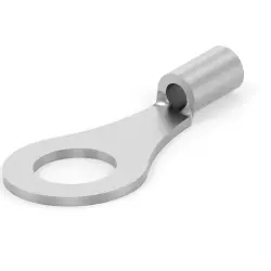 Uninsulated ring cable lug, 0.1-0.41 mm², AWG 26 to 22, 3.68 mm, M3.5, metal, 331401