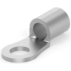 Uninsulated ring cable lug, 3.0-6.0 mm², AWG 12 to 10, 4.34 mm, M4, metal, 322454