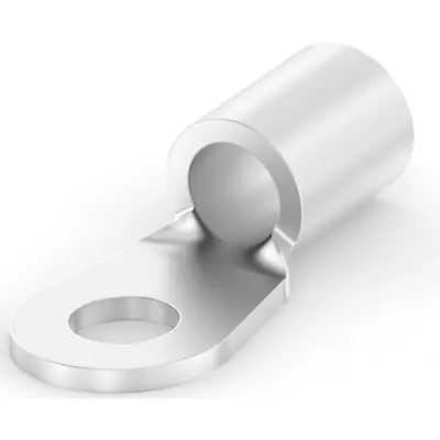 Uninsulated ring cable lug, 8.0 mm², AWG 8, 4.82 mm, metal, 31807 - 1
