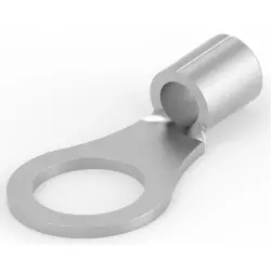 Uninsulated ring cable lug, 8.0 mm², AWG 8, 10 mm, M10, metal, 184064-1
