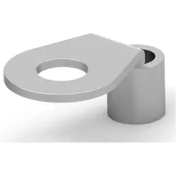 Uninsulated ring cable lug, 8.0 mm², AWG 8, 6.73 mm, M6, metal, 35277