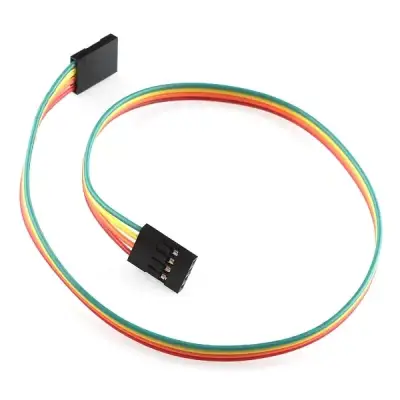 4 PIN F-F Jumper Cable - 200MM - 1
