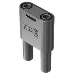 Jumper, pitch 19 mm, 1000 VAC/VDC, 1 kV, 32 A, nickel-plated, orange, 66.4010-30