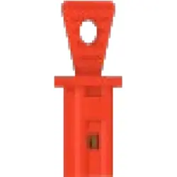 Jumper, pitch 2.54 mm, 10 A, gold-plated, red, 24.0052-22