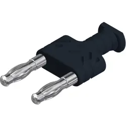 Jumper, pitch 14 mm, 30 VAC/60 VDC, 60 V, 32 A, nickel-plated, black, 972265100