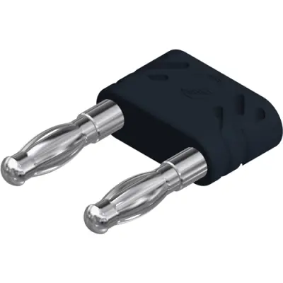 Jumper, pitch 14 mm, 30 VAC/60 VDC, 60 V, 32 A, nickel-plated, black, 972267100 - 1