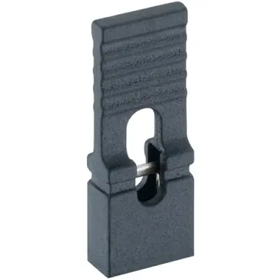 Jumper, pitch 2.54 mm, 500 V, 3 A, gold-plated, black, 4143 01 - 1