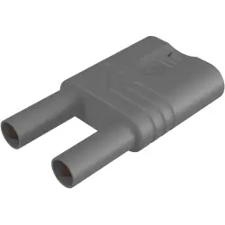 Jumper, pitch 19 mm, 1000 VAC/VDC, 1000 V, 32 A, nickel-plated, gray, 932200106