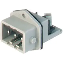 Panel plug, 3 pole, PCB mounting, screw connection, 1.5 mm², gray, 932145106