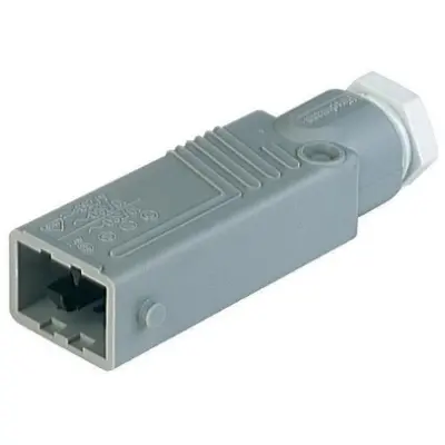 Plug, 5 pole, cable assembly, crimp connection, 1.0 mm², gray, 931692106 - 1