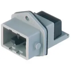 Panel plug, 5 pole, PCB mounting, crimp connection, 1.0 mm², gray, 931697106