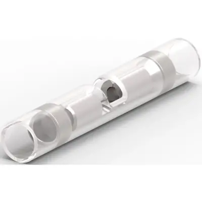 Butt connectorwith insulation, 0.2-0.6 mm², AWG 24 to 20, natural, 25.78 mm, 323975 - 1