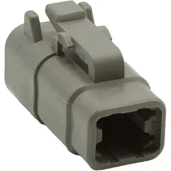 Plug housing, for rectangular miniature plug, PX0010S04GY - 1