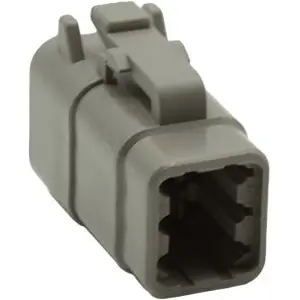 Plug housing, for rectangular miniature plug, PX0010S06GY - 1