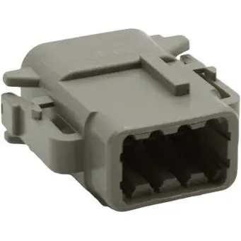 Plug housing, for rectangular miniature plug, PX0010S08AGY - 1