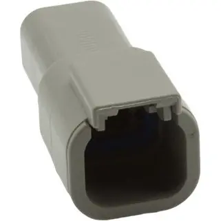 Socket housing, for rectangular miniature plug, PX0011P04GY - 1
