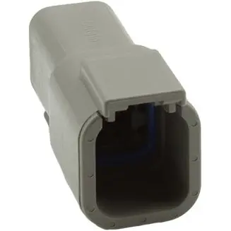 Socket housing, for rectangular miniature plug, PX0011P06GY - 1