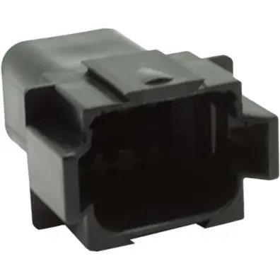 Socket housing, for rectangular miniature plug, PX0101P08ABK - 1