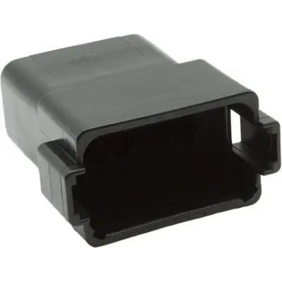 Socket housing, for rectangular miniature plug, PX0101P12ABK - 1